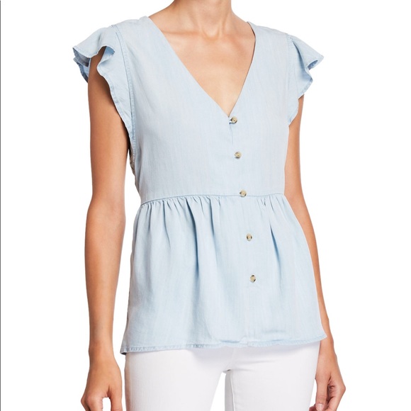 Sanctuary Tops - Sanctuary Chambray Top